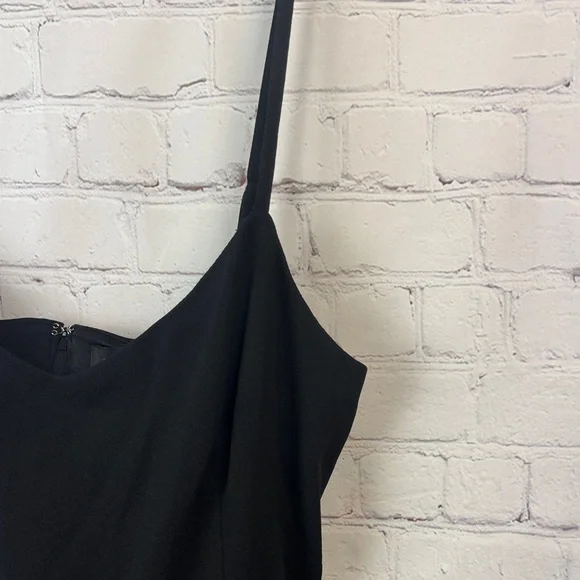 Teeze Me Black Floral Sequin Mini Dress Juniors Size 13/14 - Picture 3 of 8